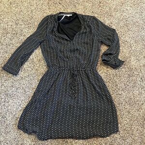 Black and white dress